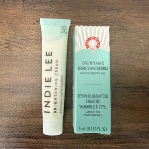 5 for $25 🛍️ item
Indie Lee and First Aid Beauty Brightening Bundle